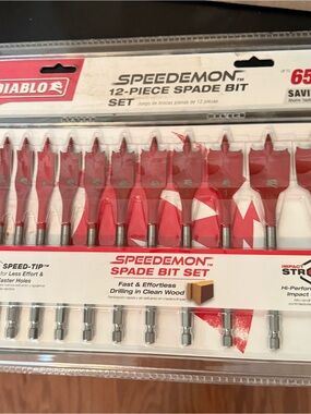 Diablo Speedemon 12-Piece Spade Bit Set